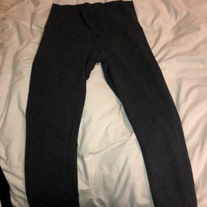 Grey crop lulu lemon leggings!